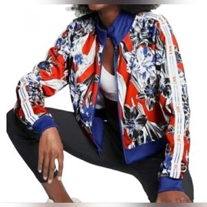Nike Sportswear Floral Track Jacket Hyper Femme AOP Crop Women’s Medium